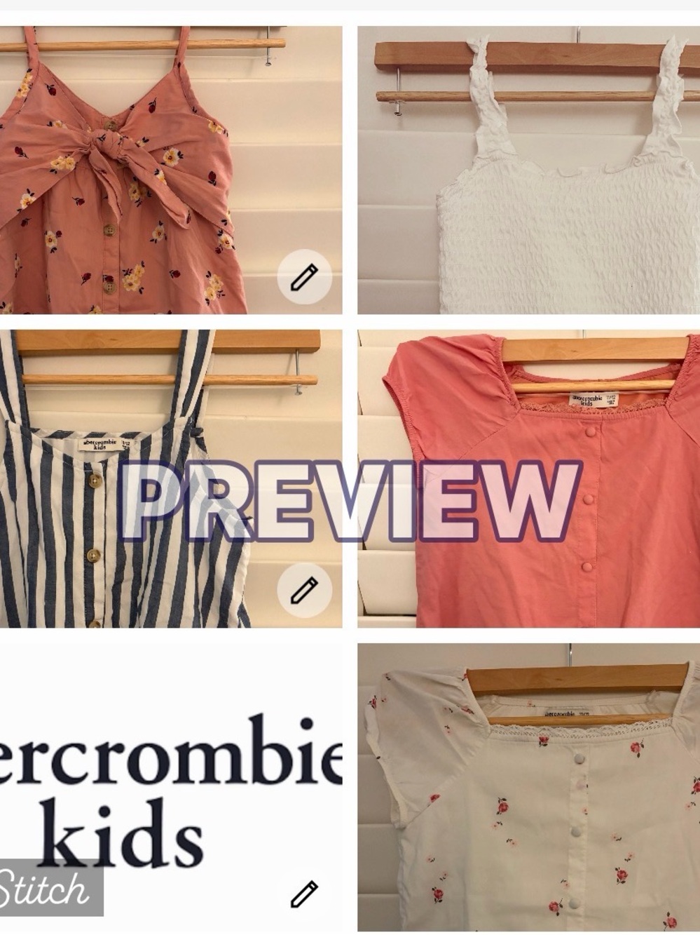 Abercrombie Bundle of 5 Kids Summer Bundle of Five